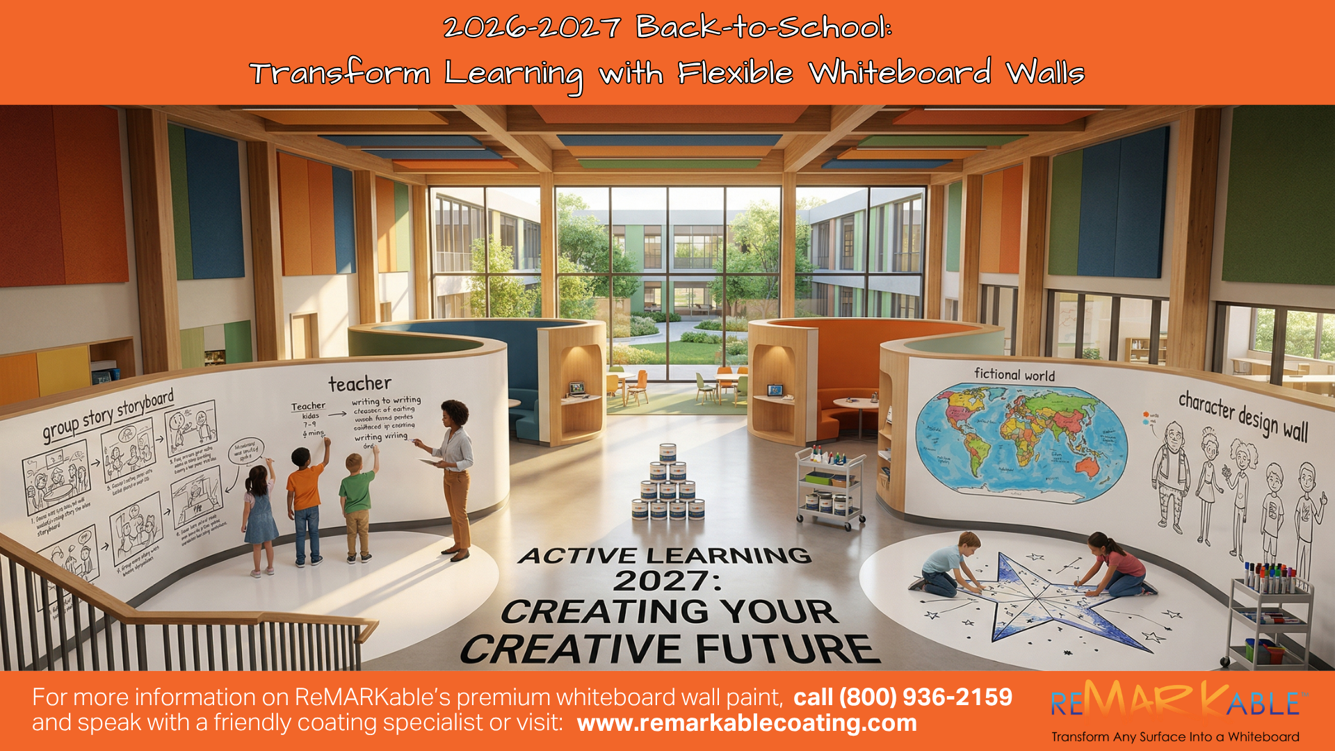 2026-2027 Back-to-School Transform Learning with Flexible Whiteboard Walls