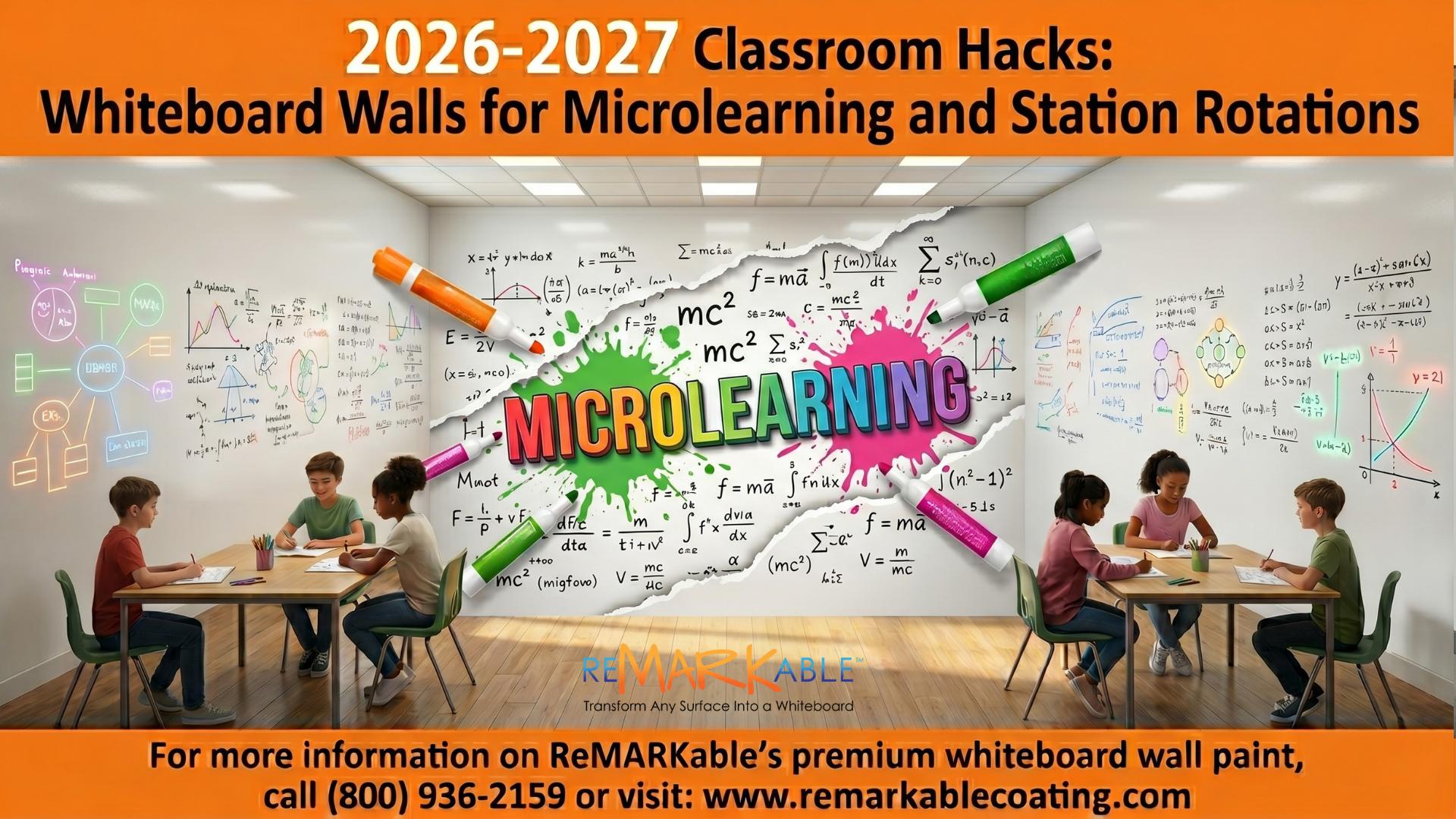 2026-2027 Classroom Hacks Using Whiteboard Walls for Microlearning and Station Rotations