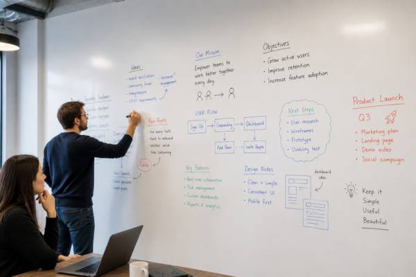 Dry Erase Whiteboard Paint Built for Daily Use