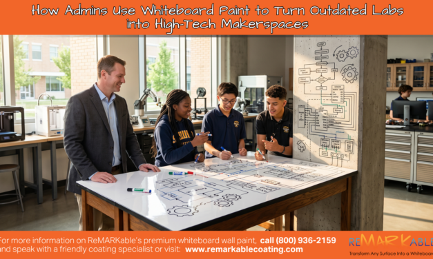 How School Admins Use Whiteboard Paint to Turn Outdated Labs into High-Tech Makerspaces