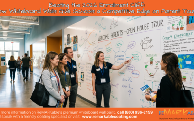 Beating the 2026 Enrollment Cliff: How Whiteboard Walls Give Schools a Competitive Edge on Parent Tours