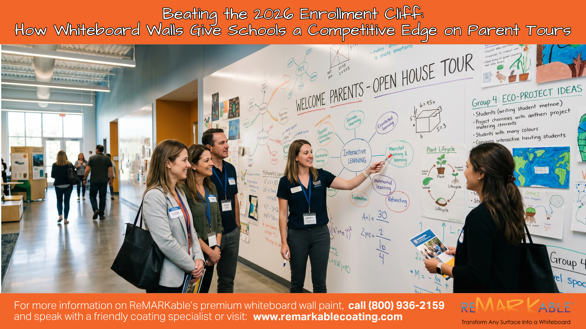 How Whiteboard Walls Give Schools a Competitive Edge on Parent Tours
