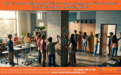 Beyond the Chalkboard: How to Use Whiteboard Paint to Turn Classroom “Dead Zones” Into 360-Degree Learning Hubs
