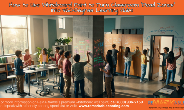 Beyond the Chalkboard: How to Use Whiteboard Paint to Turn Classroom “Dead Zones” Into 360-Degree Learning Hubs