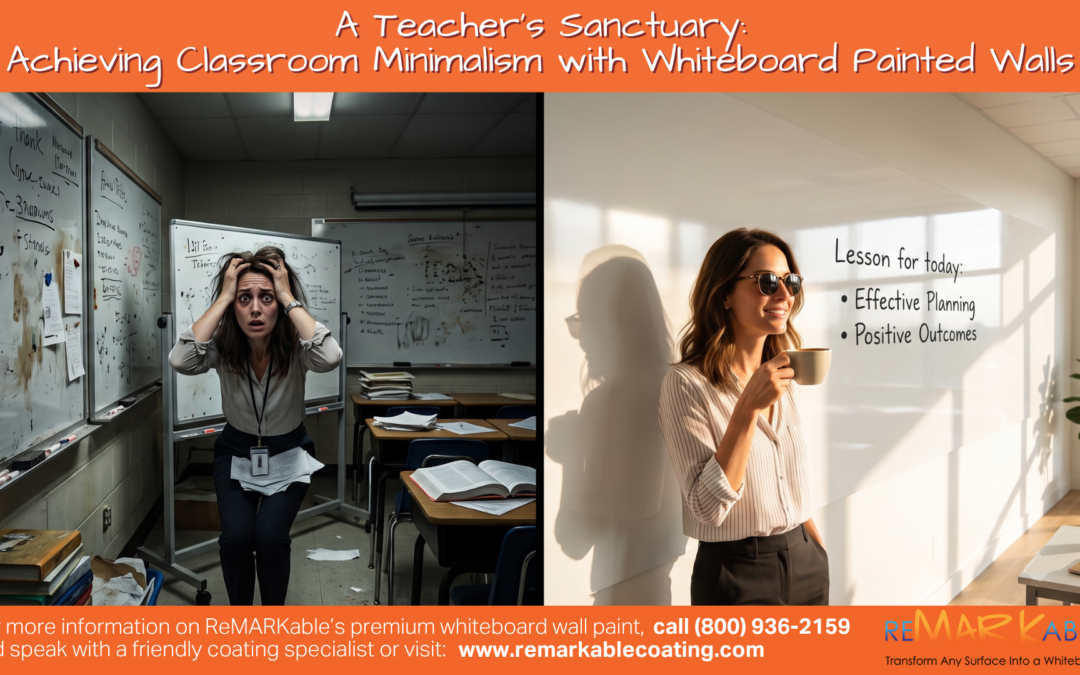 A Teacher’s Sanctuary: Achieving Classroom Minimalism with Whiteboard Painted Walls