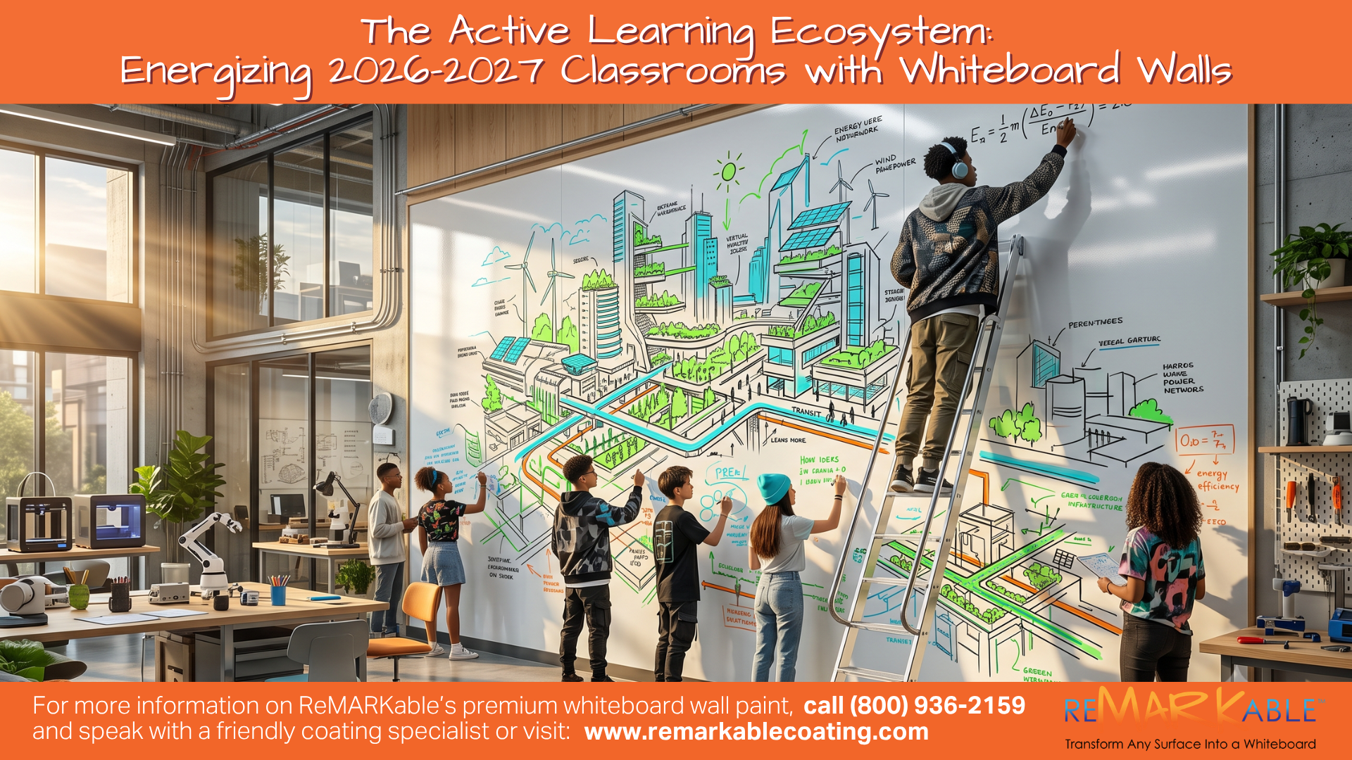 The Active Learning Ecosystem Energizing 2026-2027 Classrooms with Whiteboard Walls