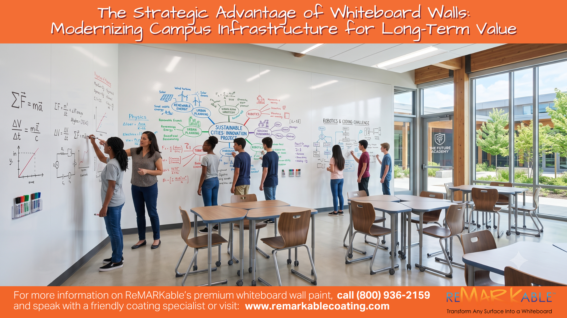 The Strategic Advantage of Whiteboard Walls: Modernizing Campus Infrastructure for Long-Term Value