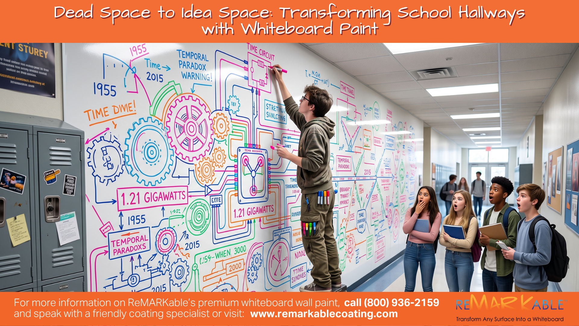 Dead Space to Idea Space: Transforming School Hallways with Whiteboard Paint