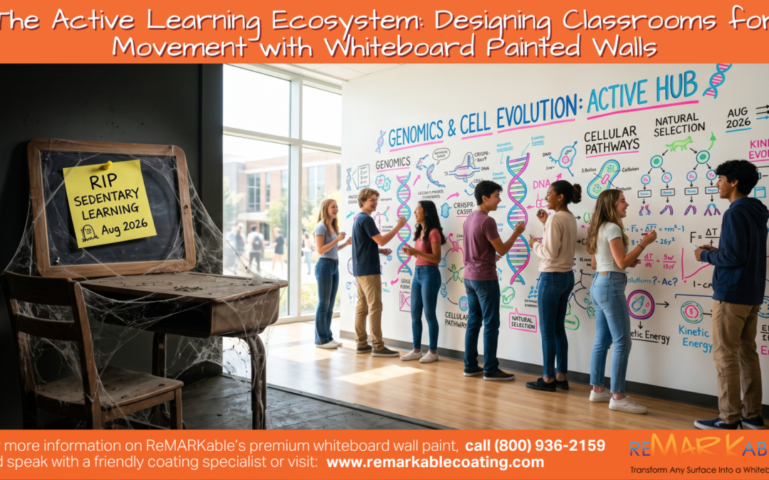 The Active Learning Ecosystem: Designing Classrooms for Movement with Whiteboard Painted Walls