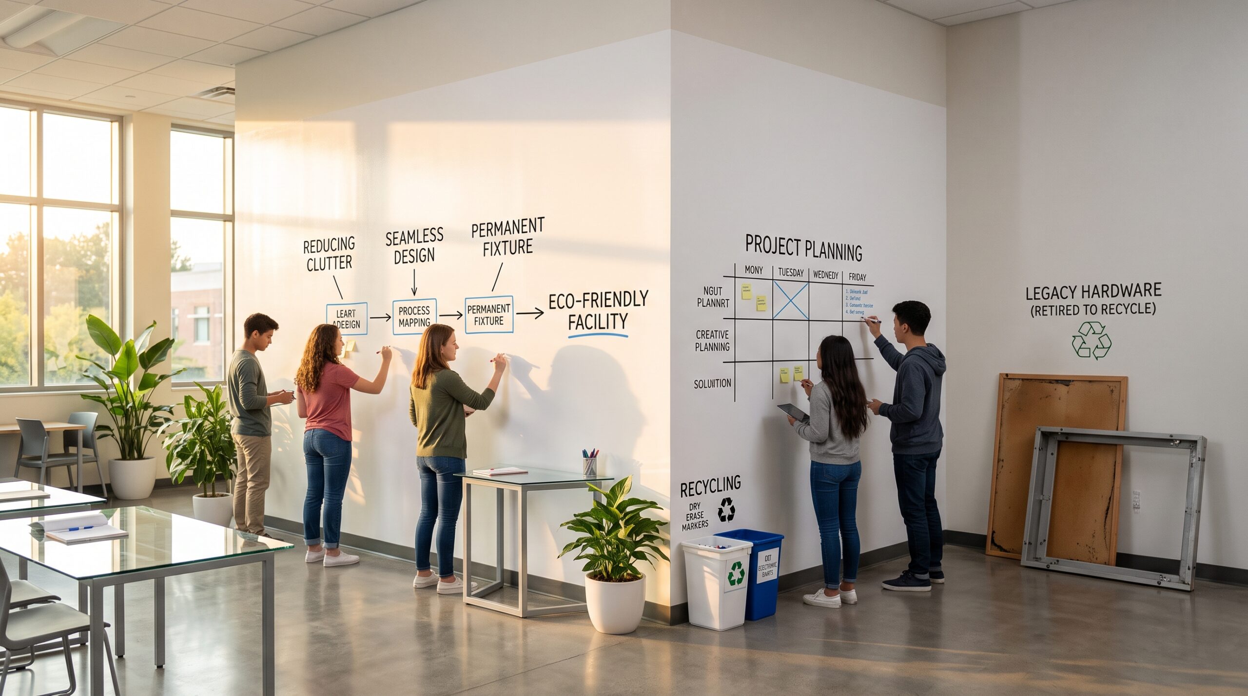 Eliminating Visual Clutter and Landfill Waste