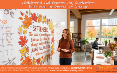 Whiteboard Wall Quotes for September: Embrace the Season of Change