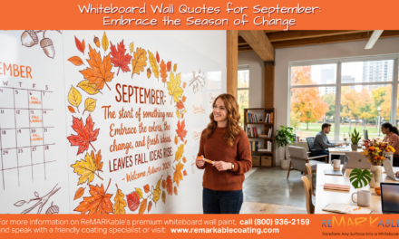 Whiteboard Wall Quotes for September: Embrace the Season of Change